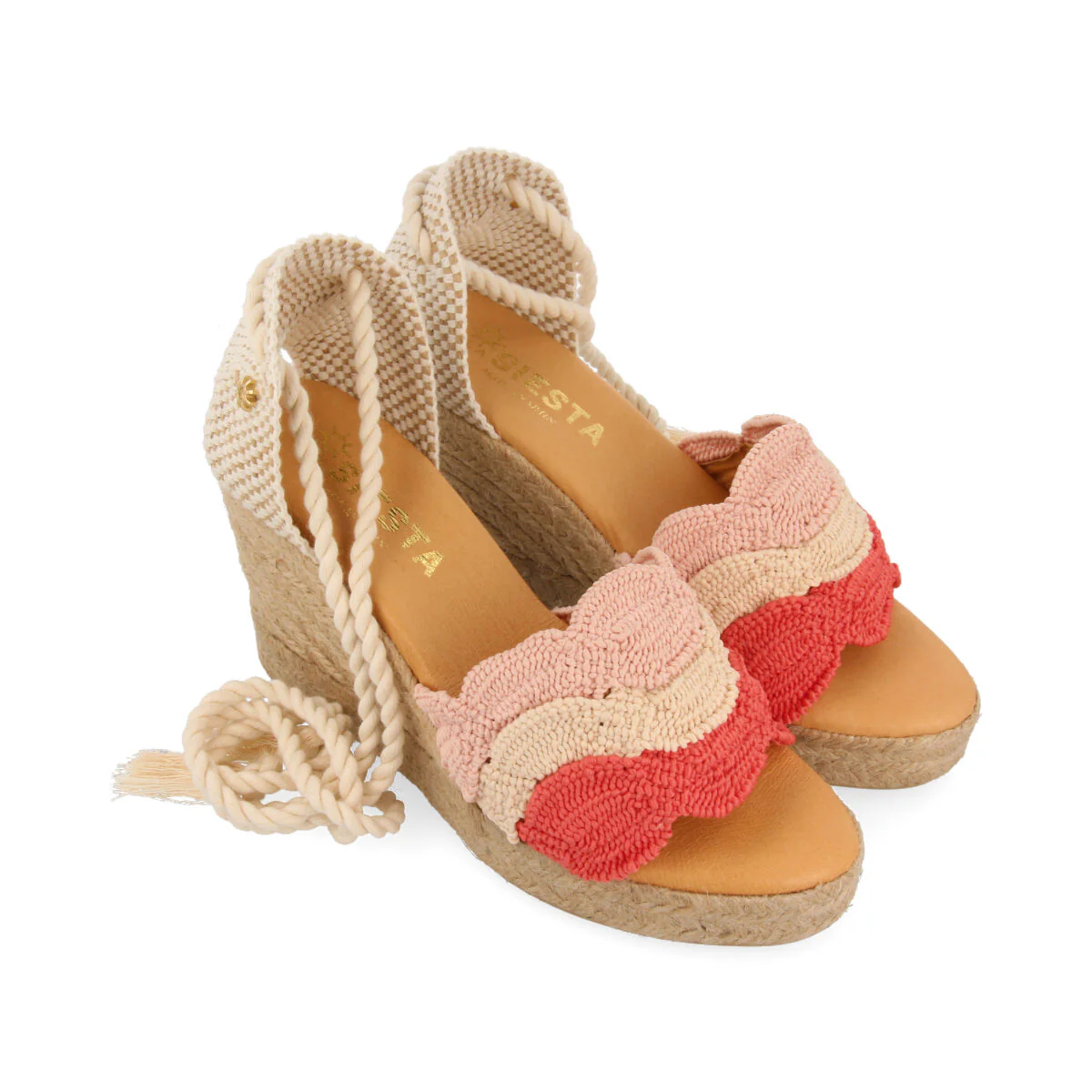 La siesta explanada women's coral espadrilles - Image 3