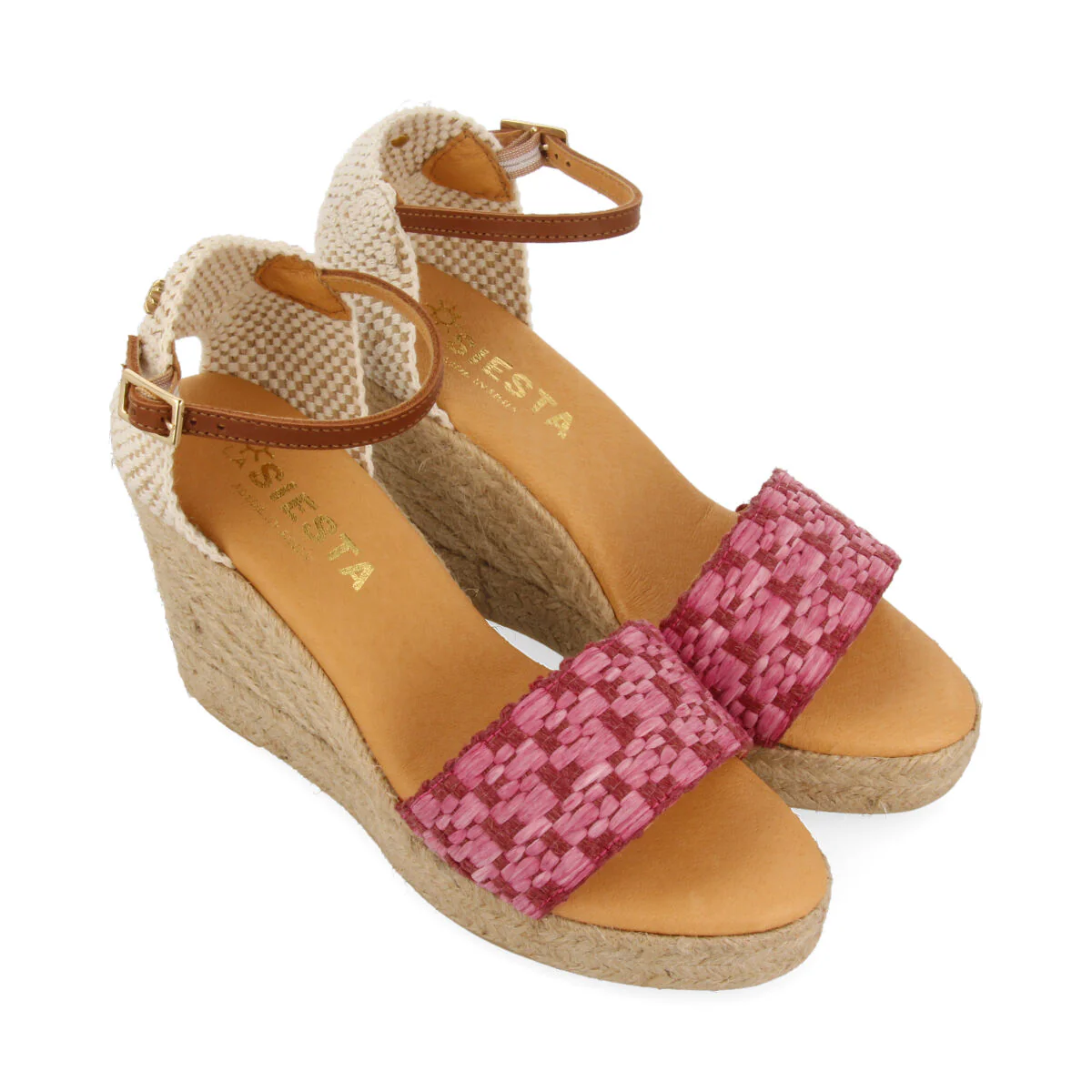 La siesta regina women's fuchsia espadrilles - Image 3
