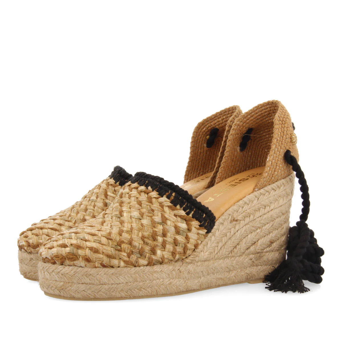 La siesta victorina women's black espadrilles - Image 2