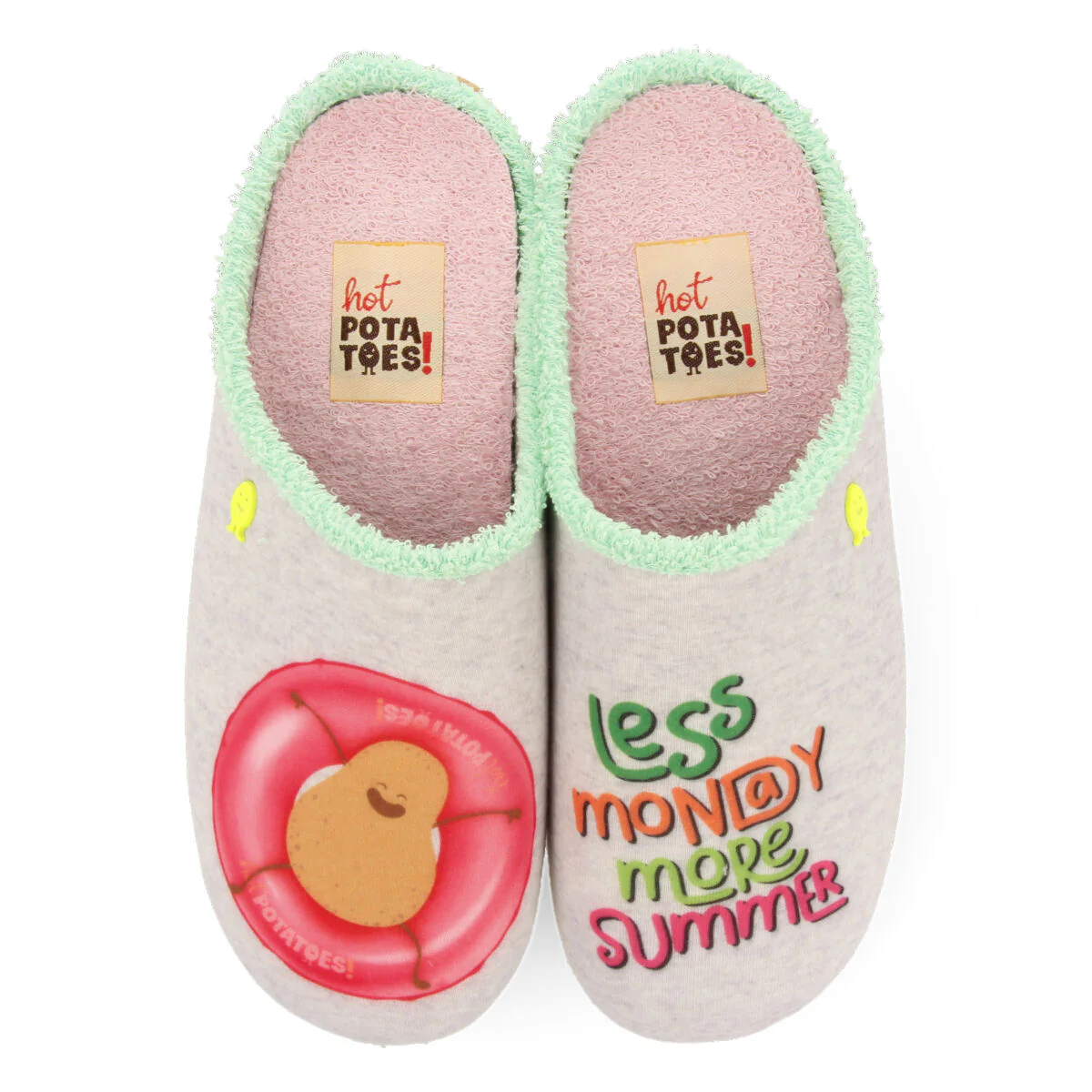 Labarde grey slippers
