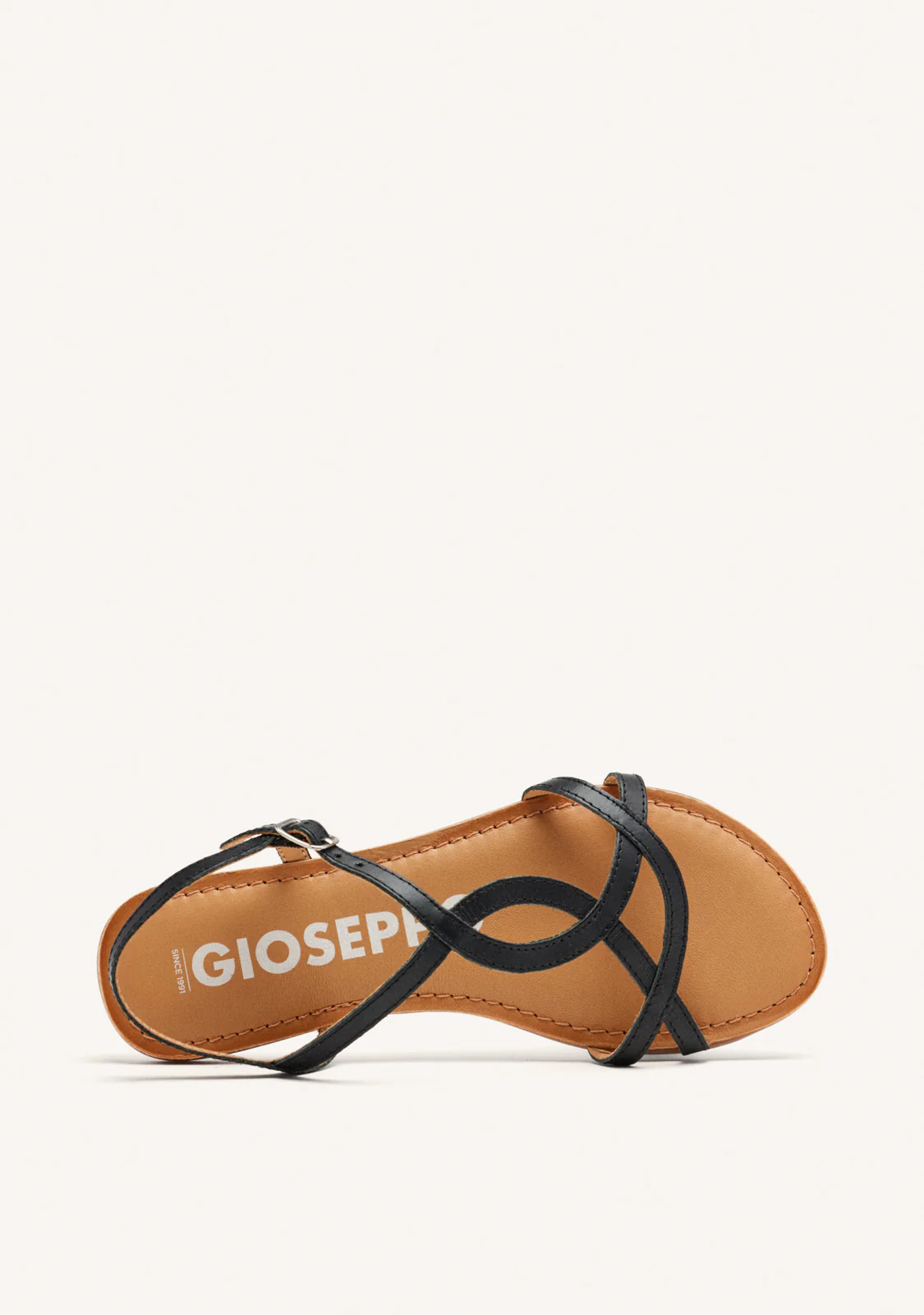 Lamim women's black sandals with thin straps