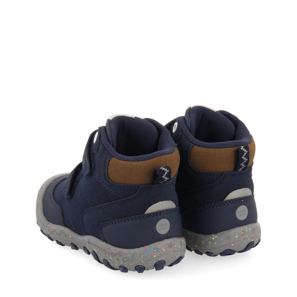 Larbert children's navy blue hiking boot-style sneakers - Image 4
