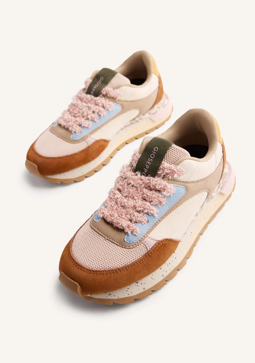 LEATHER AND CORDUROY SNEAKERS KELLIHER - Image 3