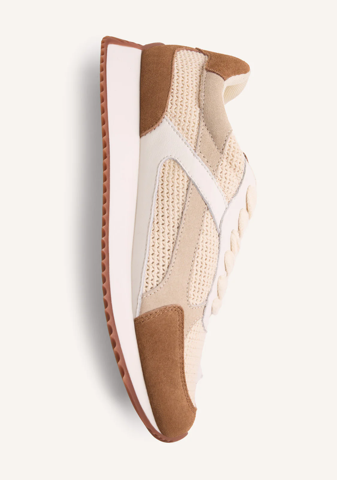 LEATHER AND CROCHET SNEAKERS BUSIA - Image 4