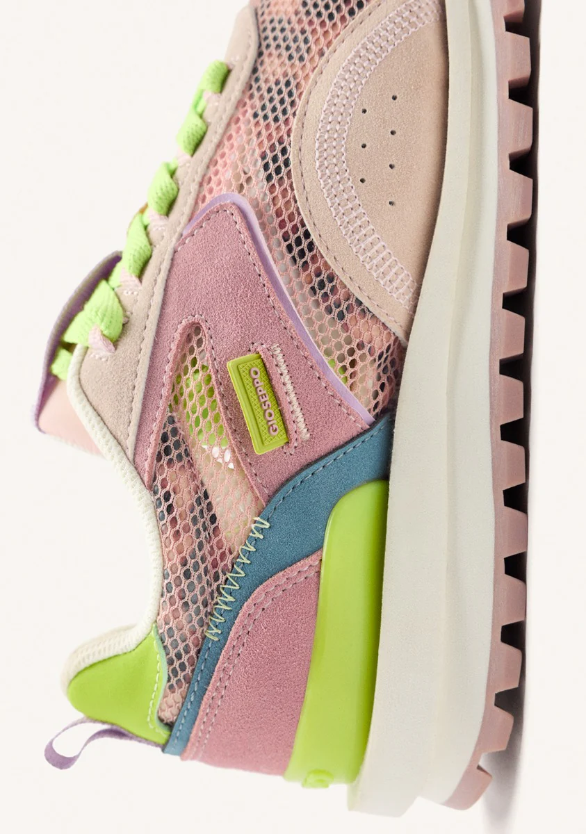 LEATHER AND MESH SNEAKERS CAVENDISH - Image 4