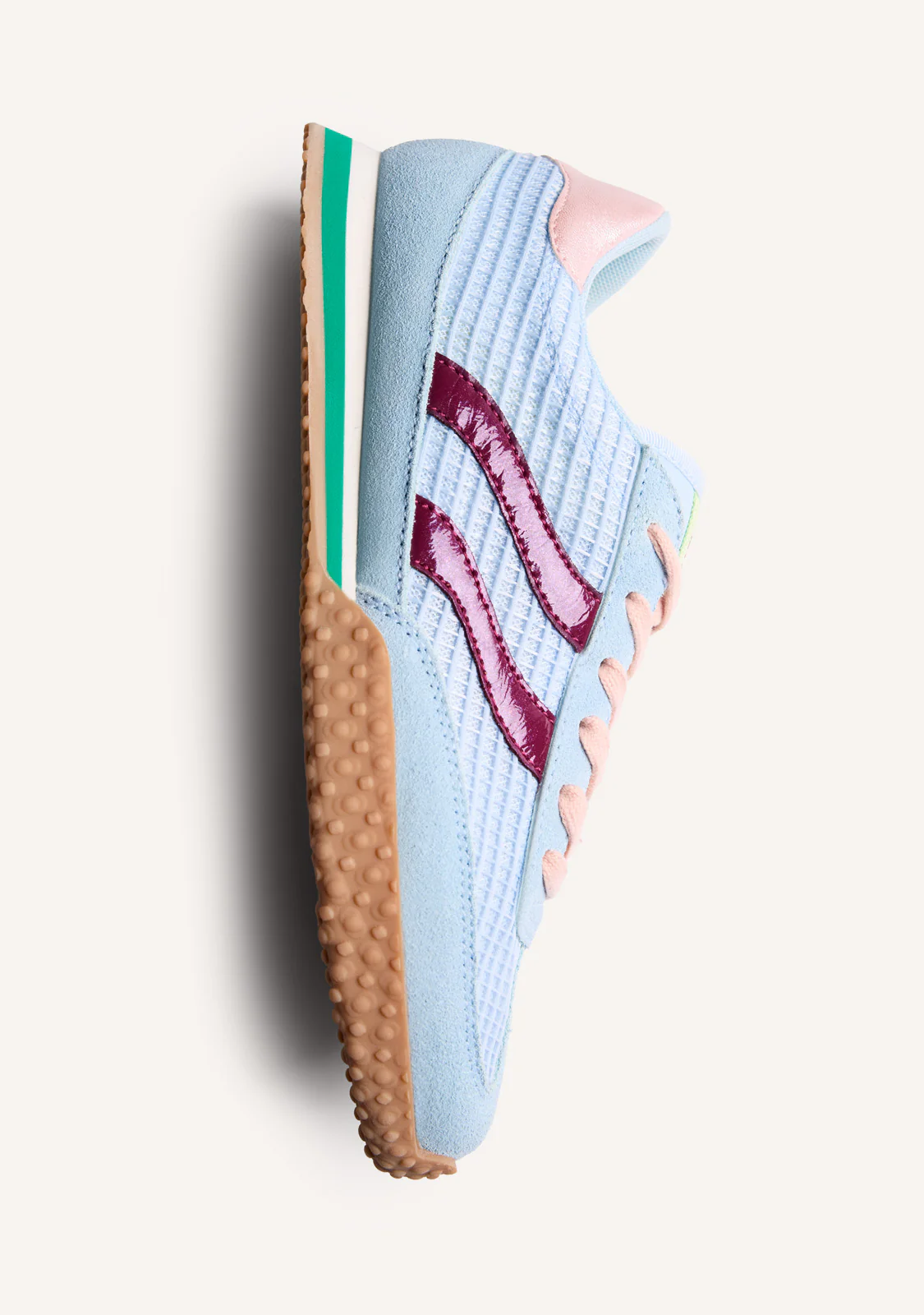 LEATHER AND MESH SNEAKERS CHAKE - Image 4