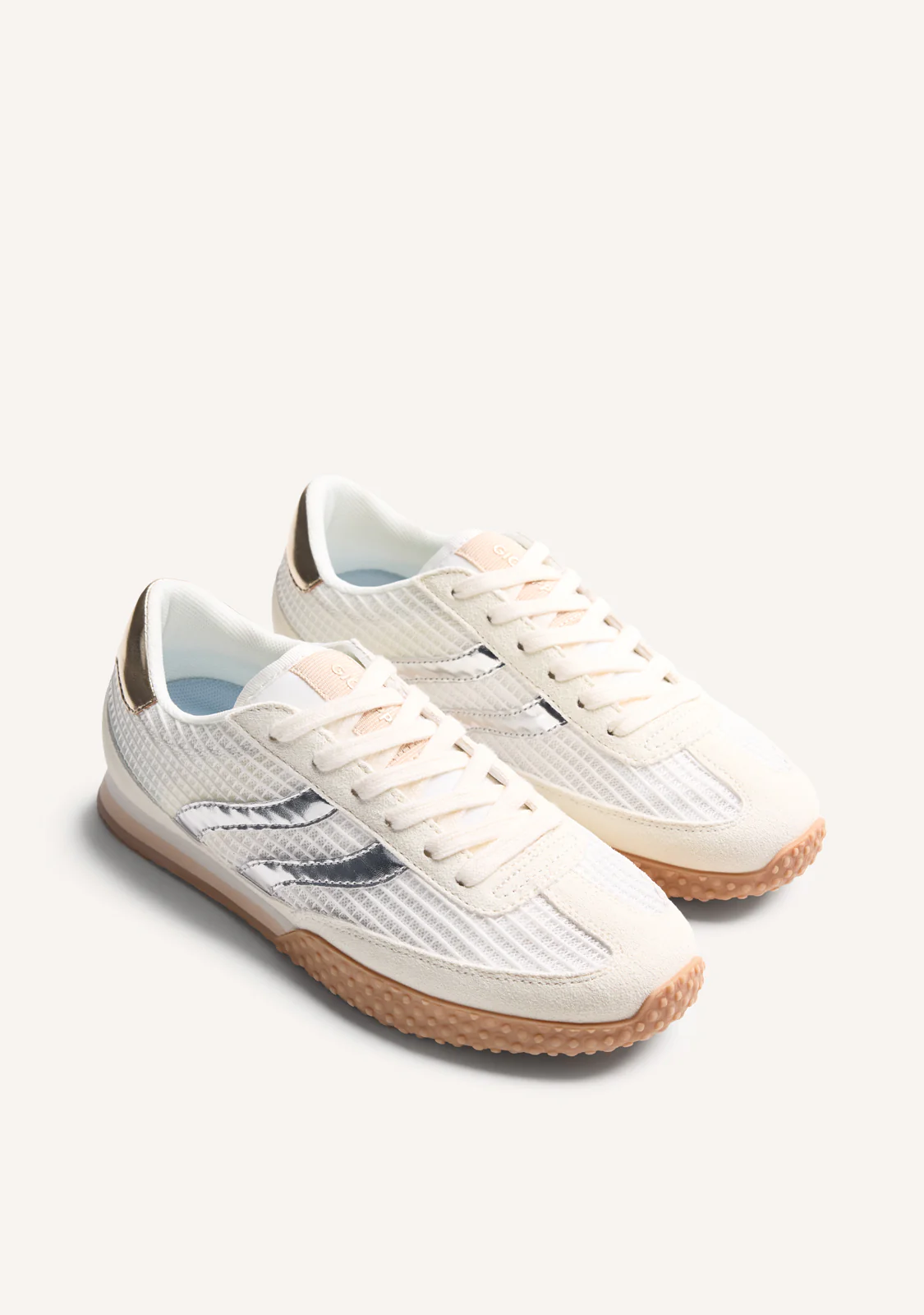 LEATHER AND MESH SNEAKERS CHAKE - Image 2