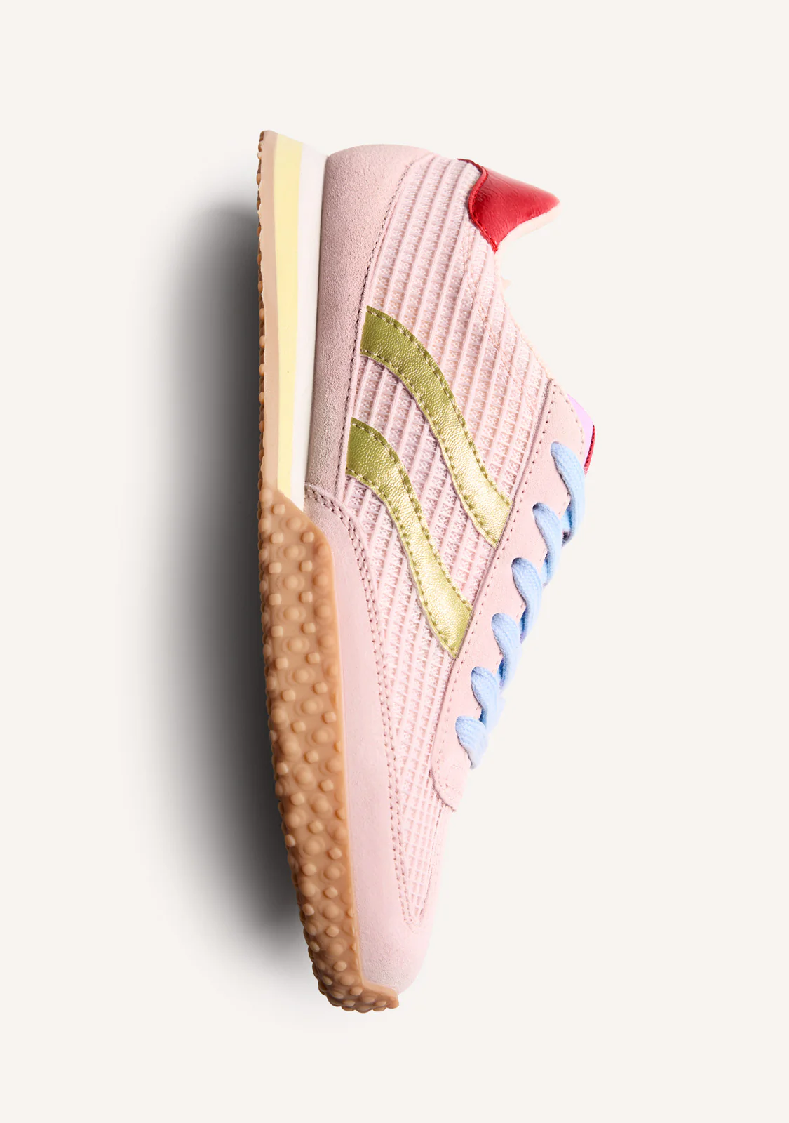 LEATHER AND MESH SNEAKERS CHAKE - Image 4