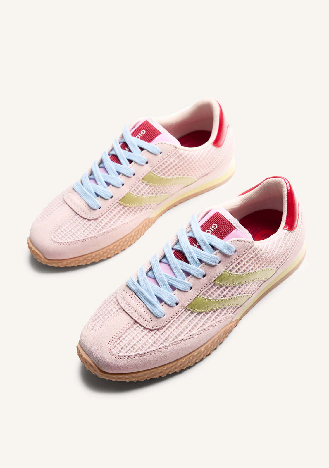 LEATHER AND MESH SNEAKERS CHAKE - Image 6