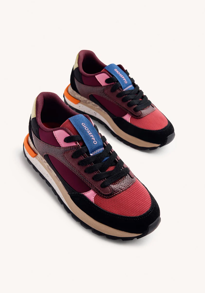 LEATHER AND MESH SNEAKERS EAGAN - Image 3