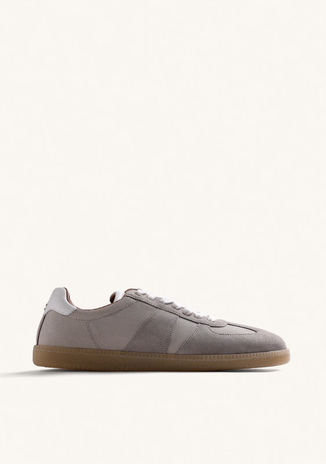 LEATHER AND MESH SNEAKERS RONGO