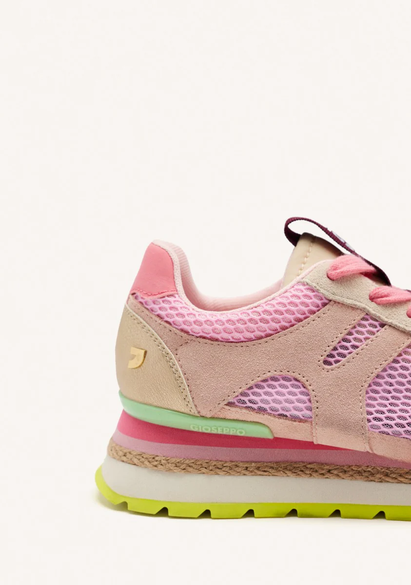 LEATHER AND MESH WEDGE SNEAKERS EDDINGTON - Image 3