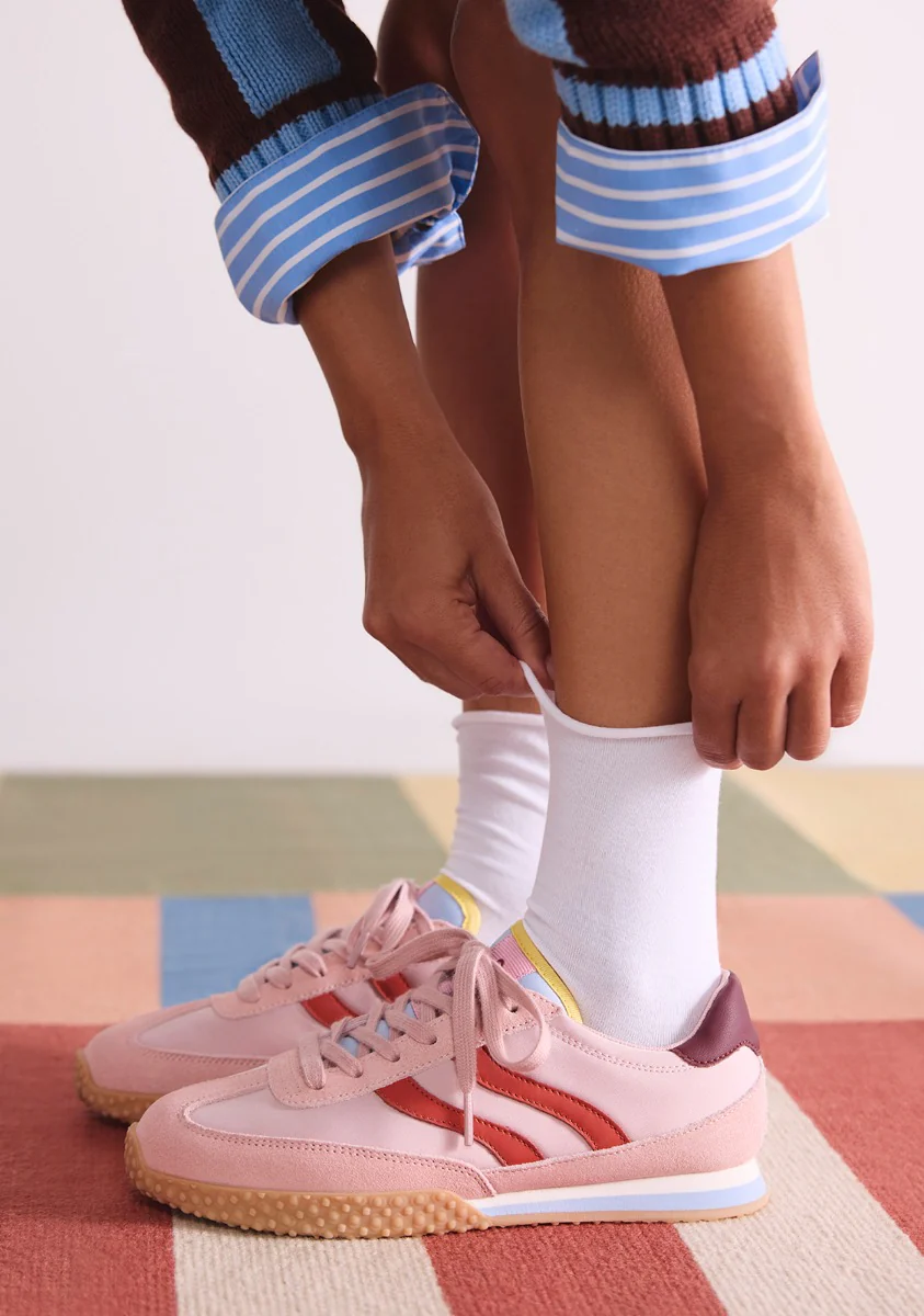 LEATHER AND NYLON SNEAKERS CONGER - Image 7