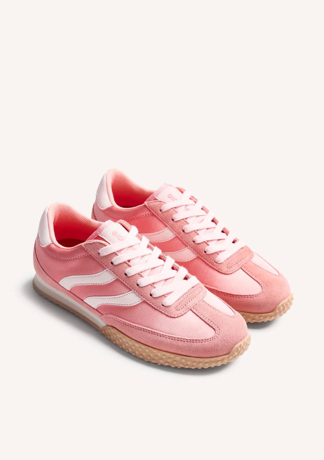 LEATHER AND SATIN SNEAKERS NANYUKI - Image 2