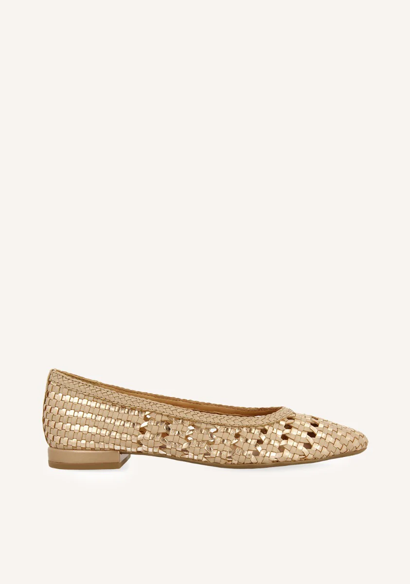 LEATHER BALLET FLATS BLENHEIM