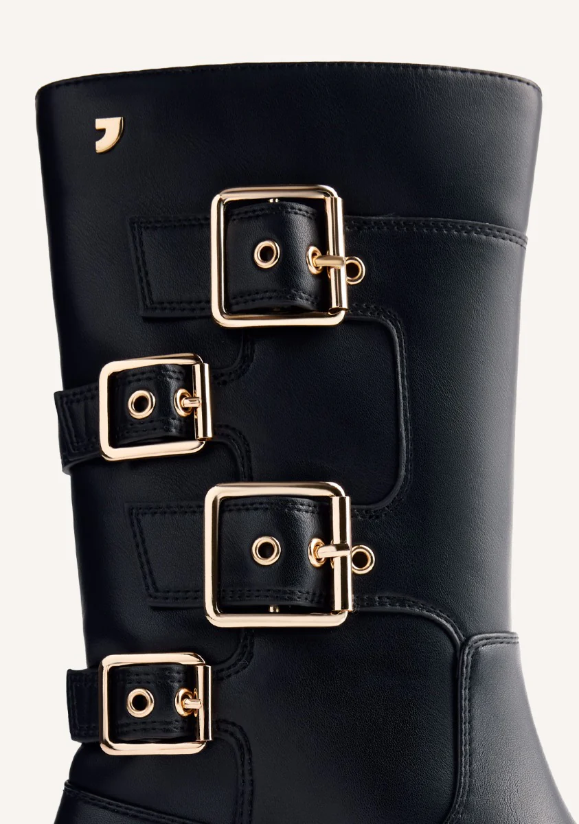 LEATHER BIKER BOOTS PETOSKEY - Image 4