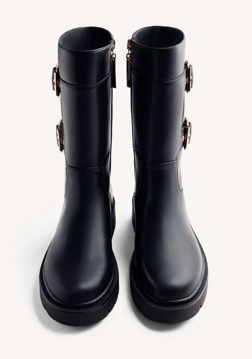 LEATHER BIKER BOOTS PETOSKEY - Image 5