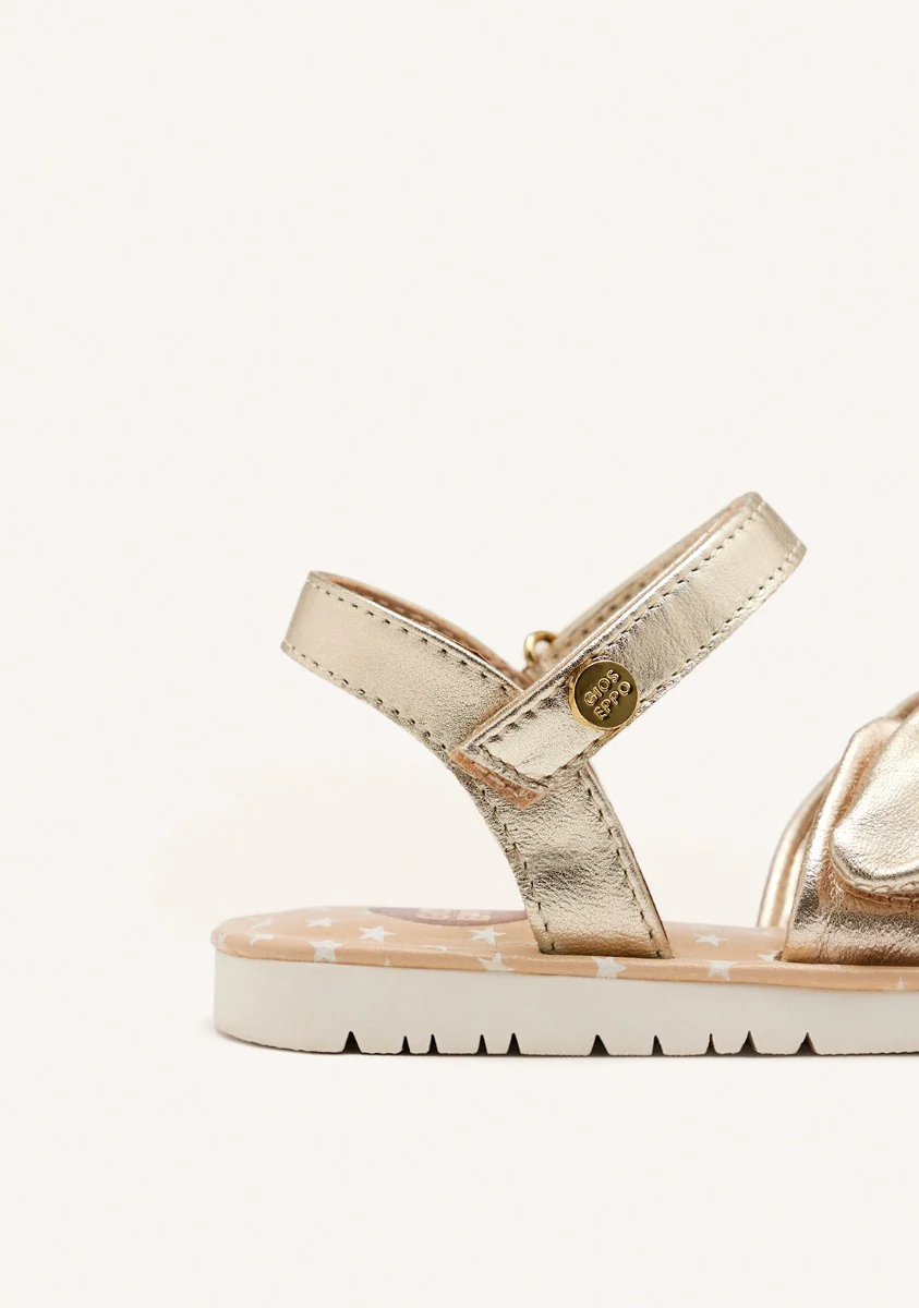 LEATHER BOW SANDALS WAREHAM - Image 3