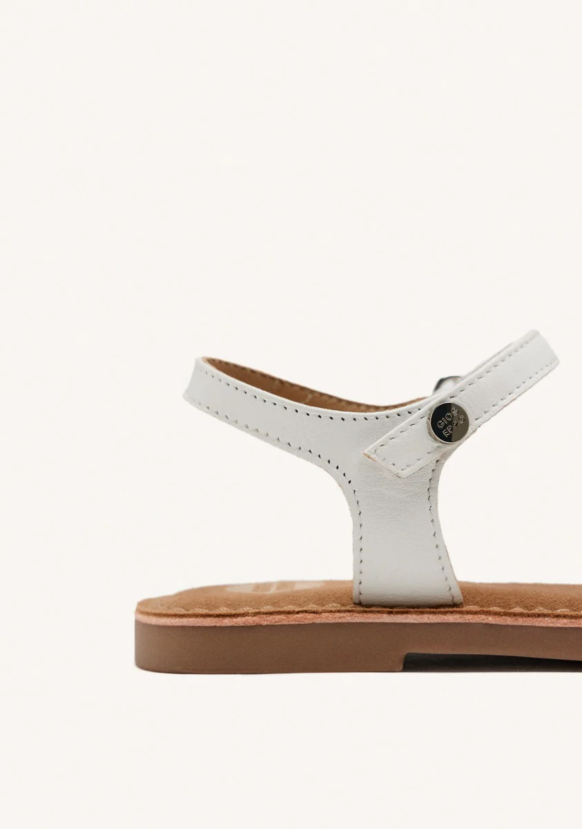 LEATHER FLOWER SANDALS BEECHER - Image 3