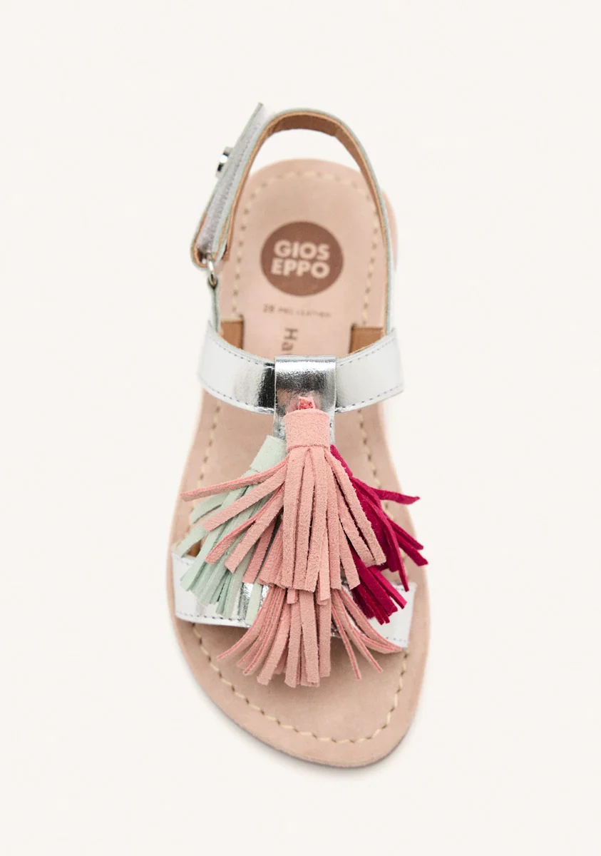LEATHER FRINGE SANDALS HEWITT - Image 4