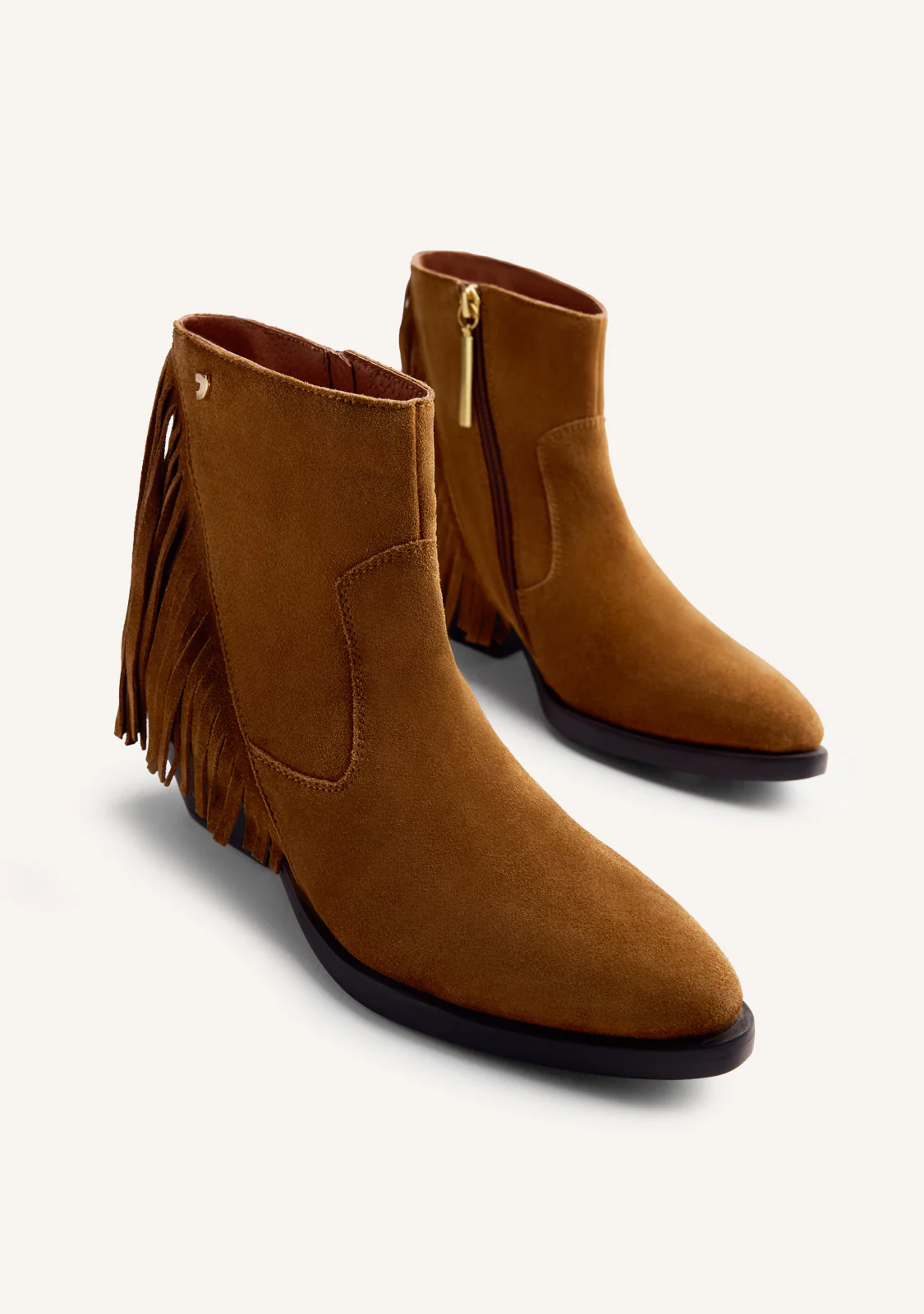 LEATHER FRINGES ANIMAL PRINTBOY BOOTS EITZEN - Image 5