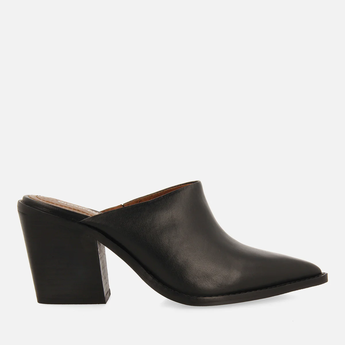 LEATHER HEEL MULES CLOGS BATTONYA