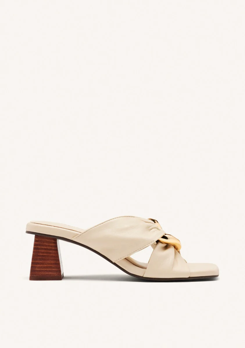 LEATHER HEEL SANDALS ALSTEAD