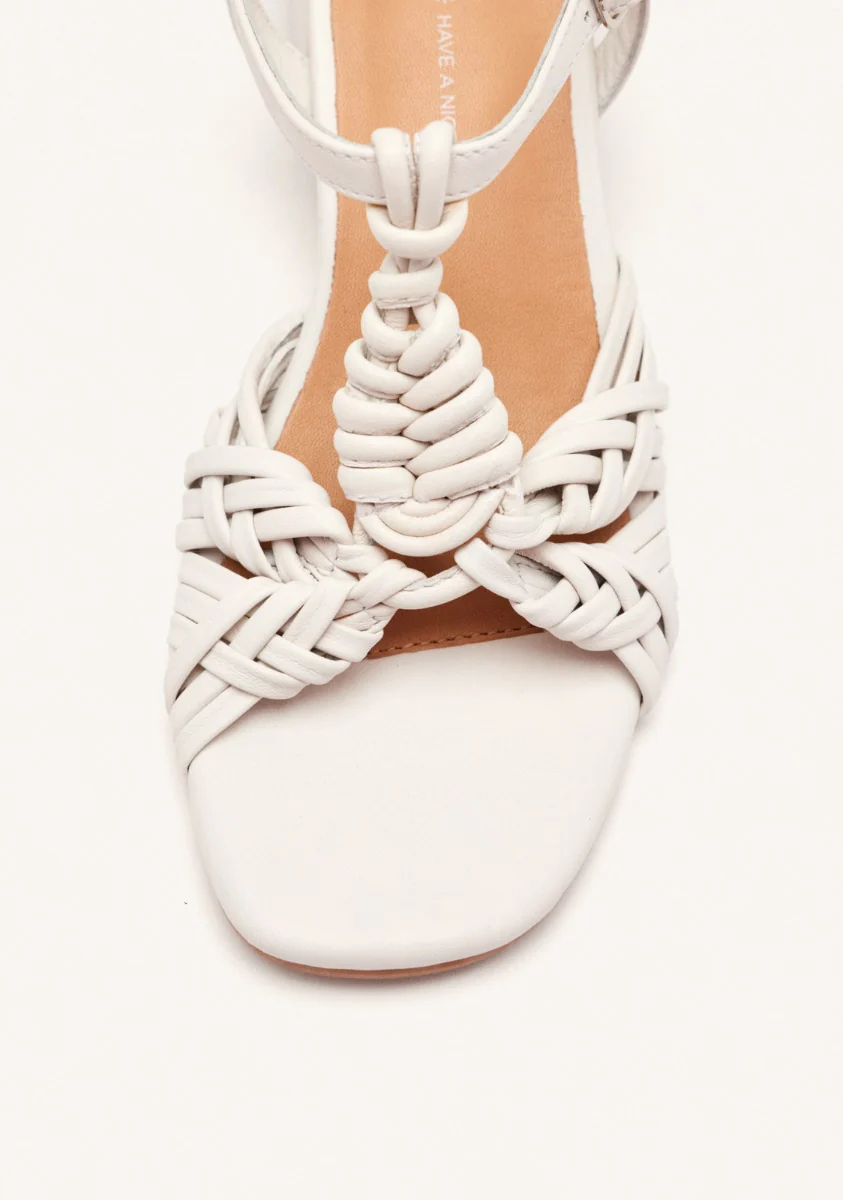 LEATHER HEEL SANDALS BARNARD - Image 3