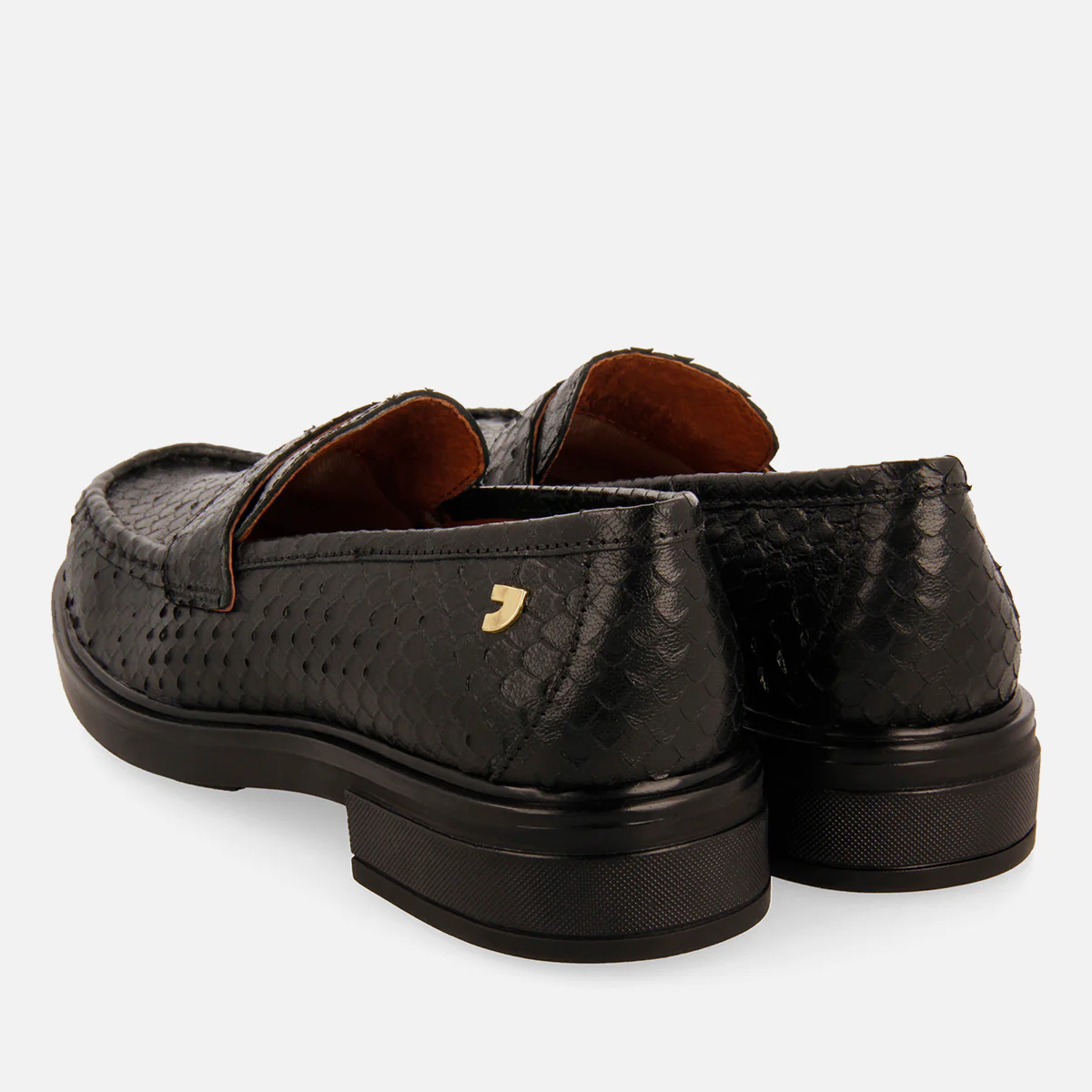 LEATHER LOAFERS WITH MASK ARIETTA - Image 3