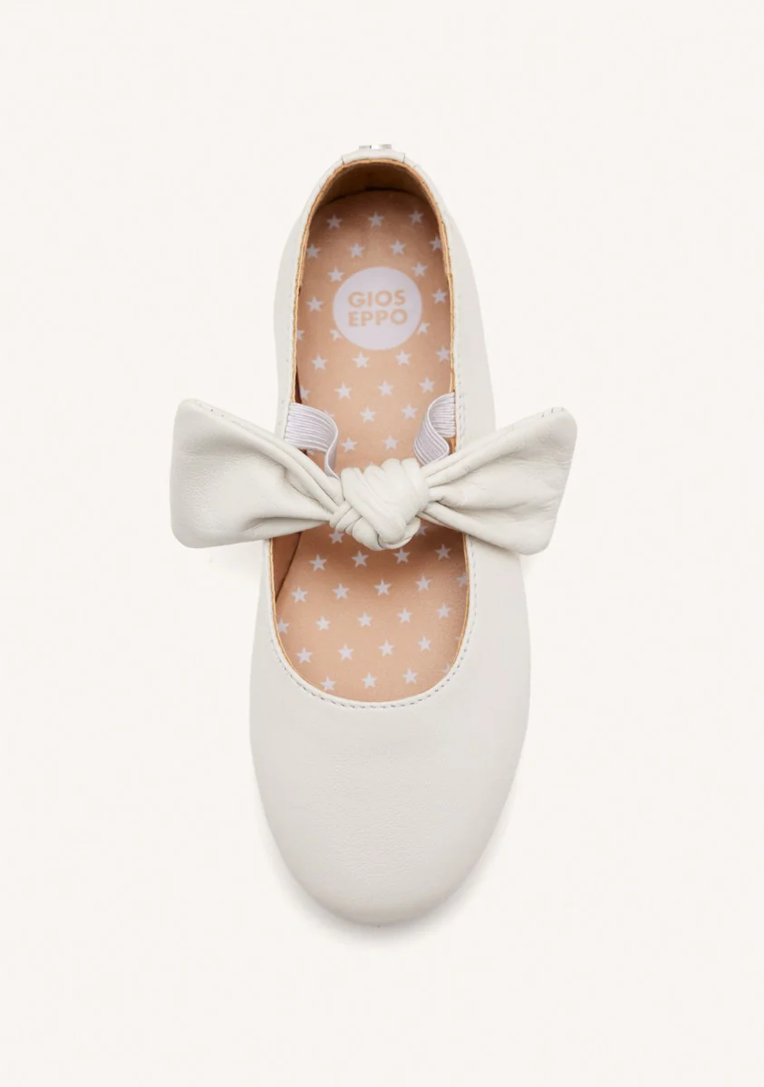 LEATHER MARY-JANE BALLET FLATS BOW ERROL - Image 3