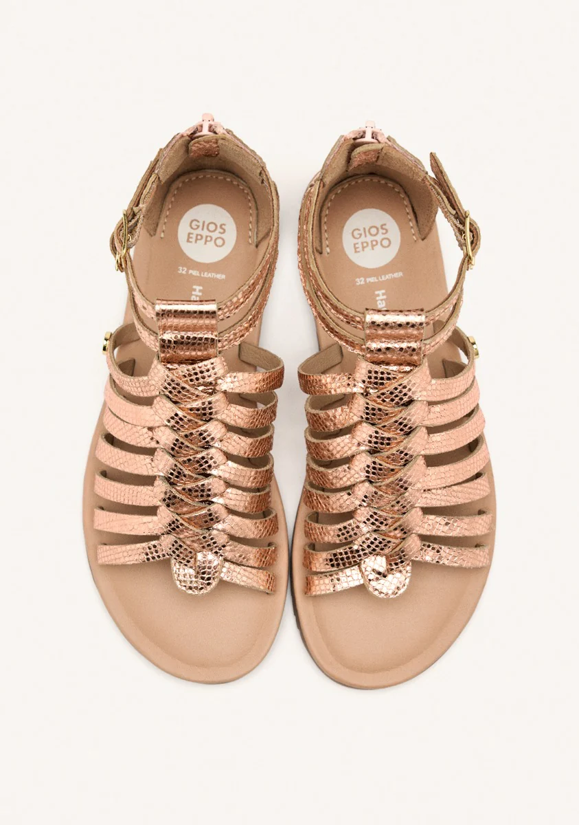 LEATHER ROMAN SANDALS ONALASKA - Image 4