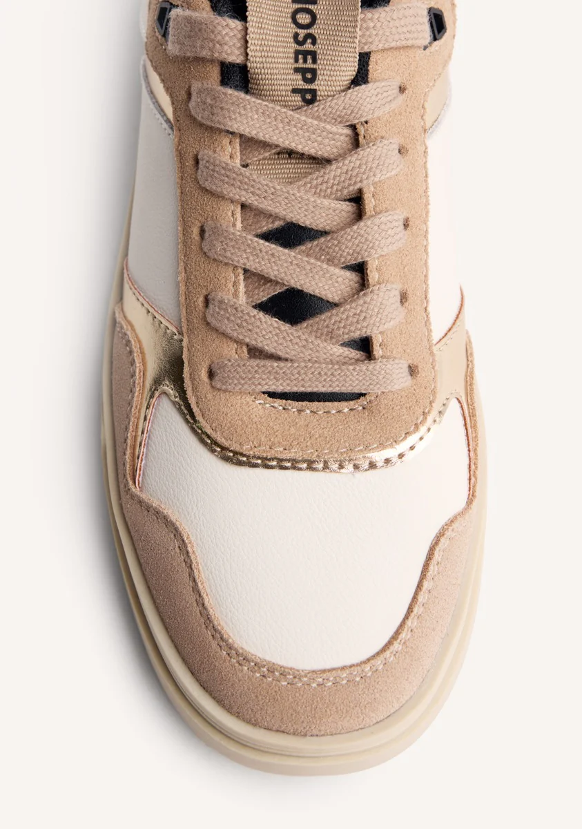LEATHER SHINE SNEAKERS MANITOU - Image 6