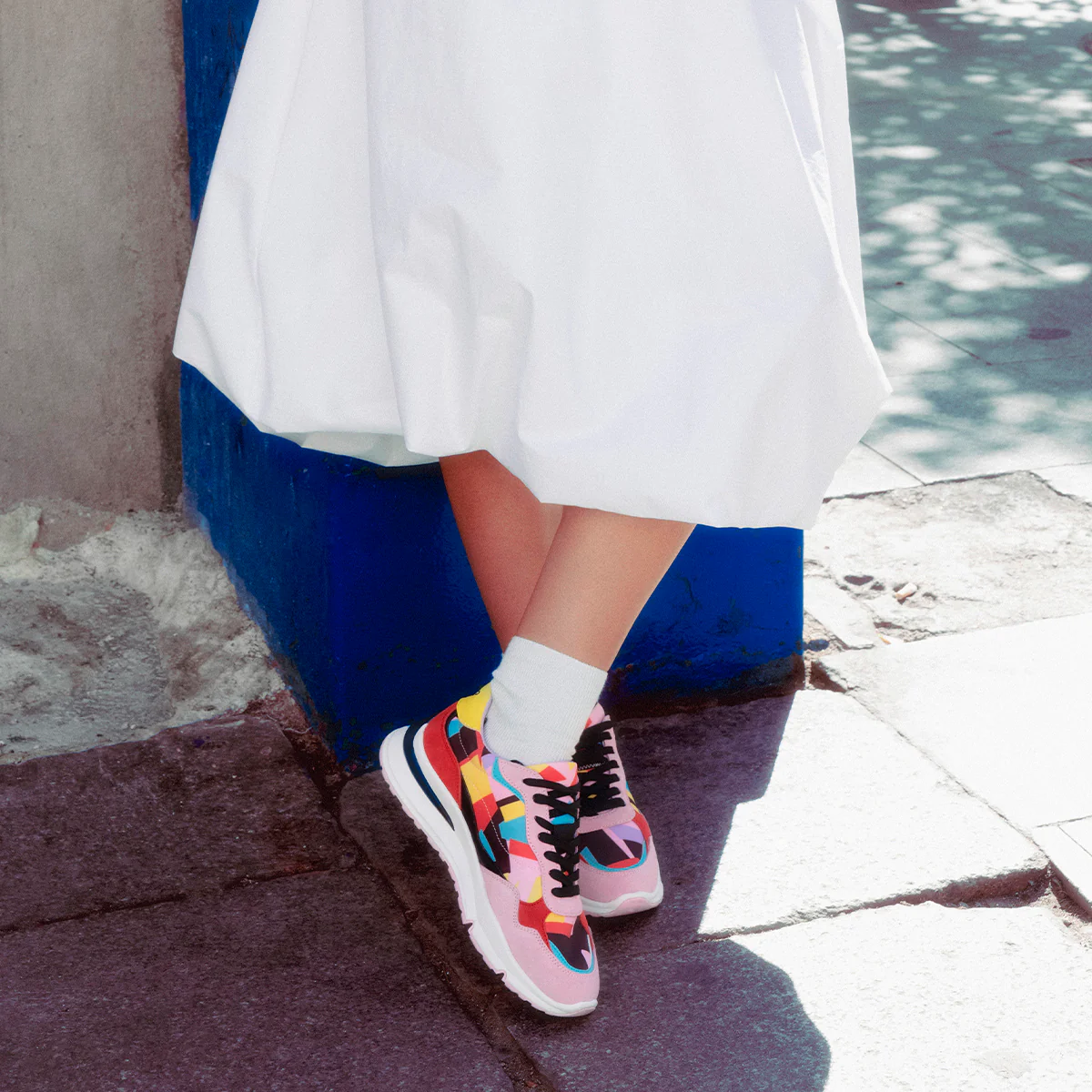 LEATHER SNEAKERS PRINT - CATHERINE BY MARÍA ESCOTÉ - Image 5