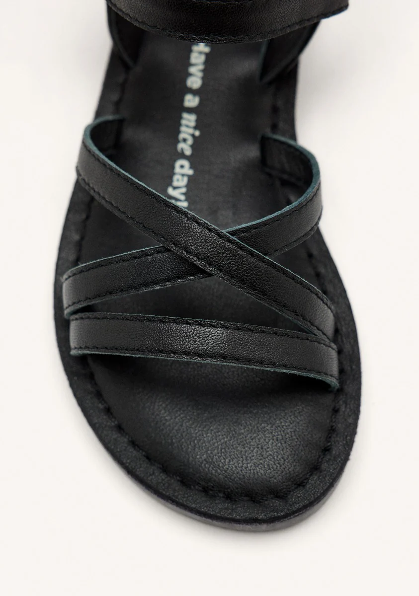 LEATHER STRAP SANDALS TOLLAND - Image 4