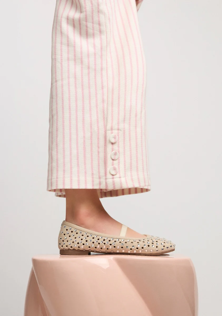 LEATHER STUDDED MARY-JANE BALLET FLATS DEDHAM - Image 4