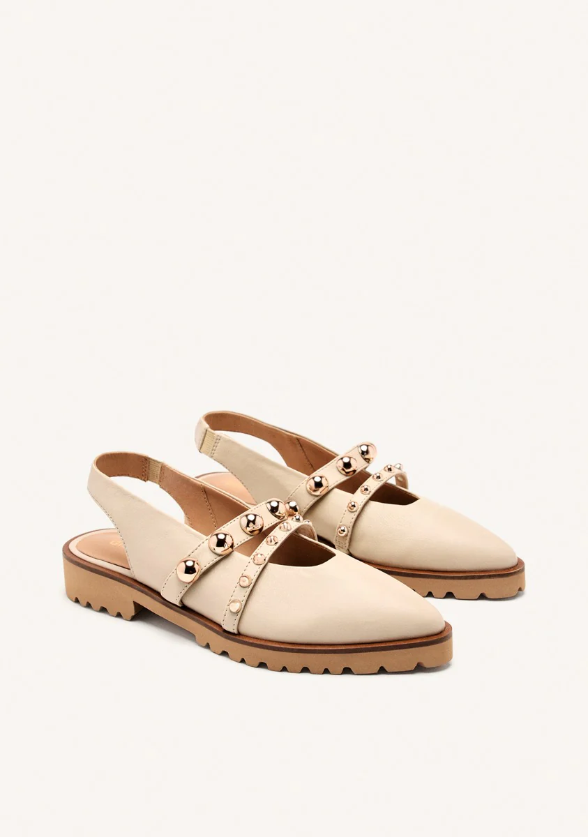 LEATHER STUDDED MULES BARTLETT - Image 2