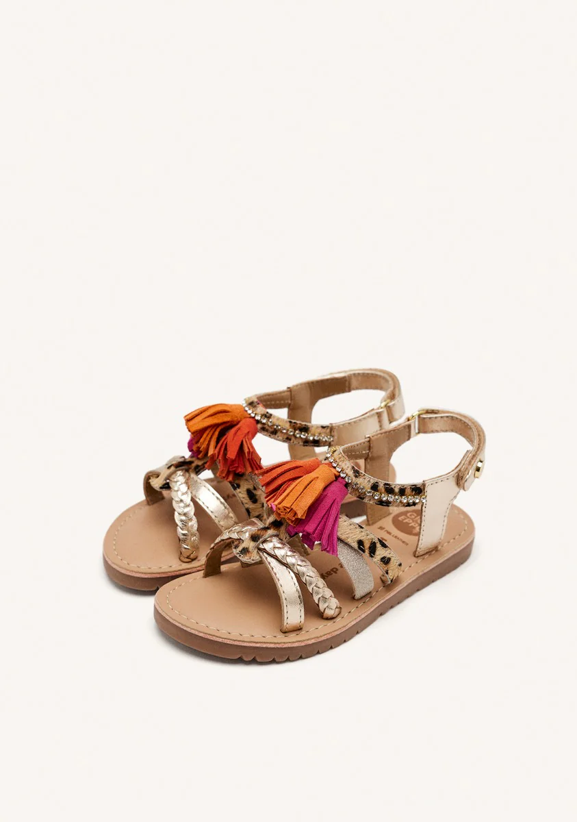 LEOPARD AND FRINGES SANDALS MEDFIELD - Image 2