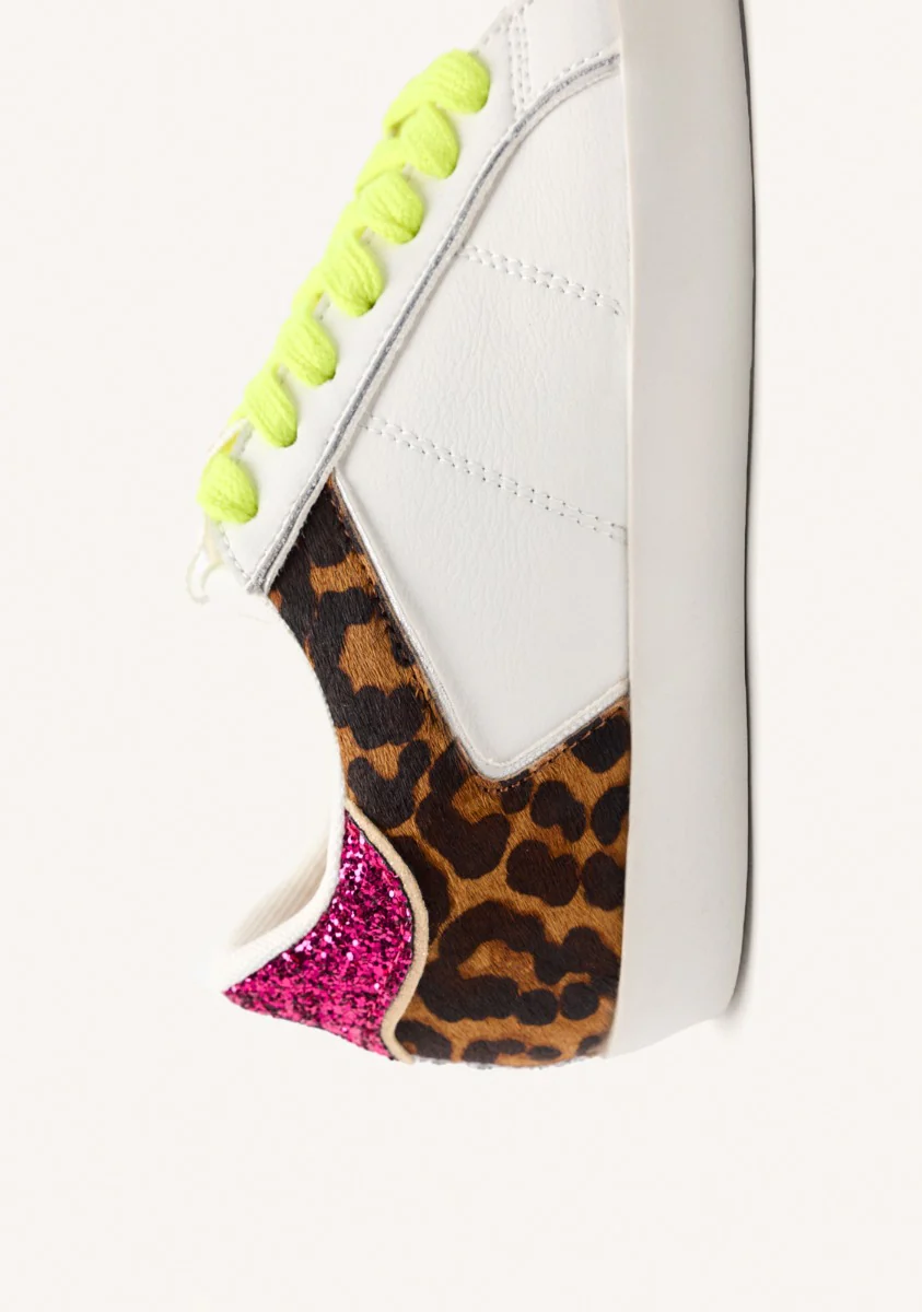 LEOPARD LEATHER SNEAKERS GILFORD - Image 3