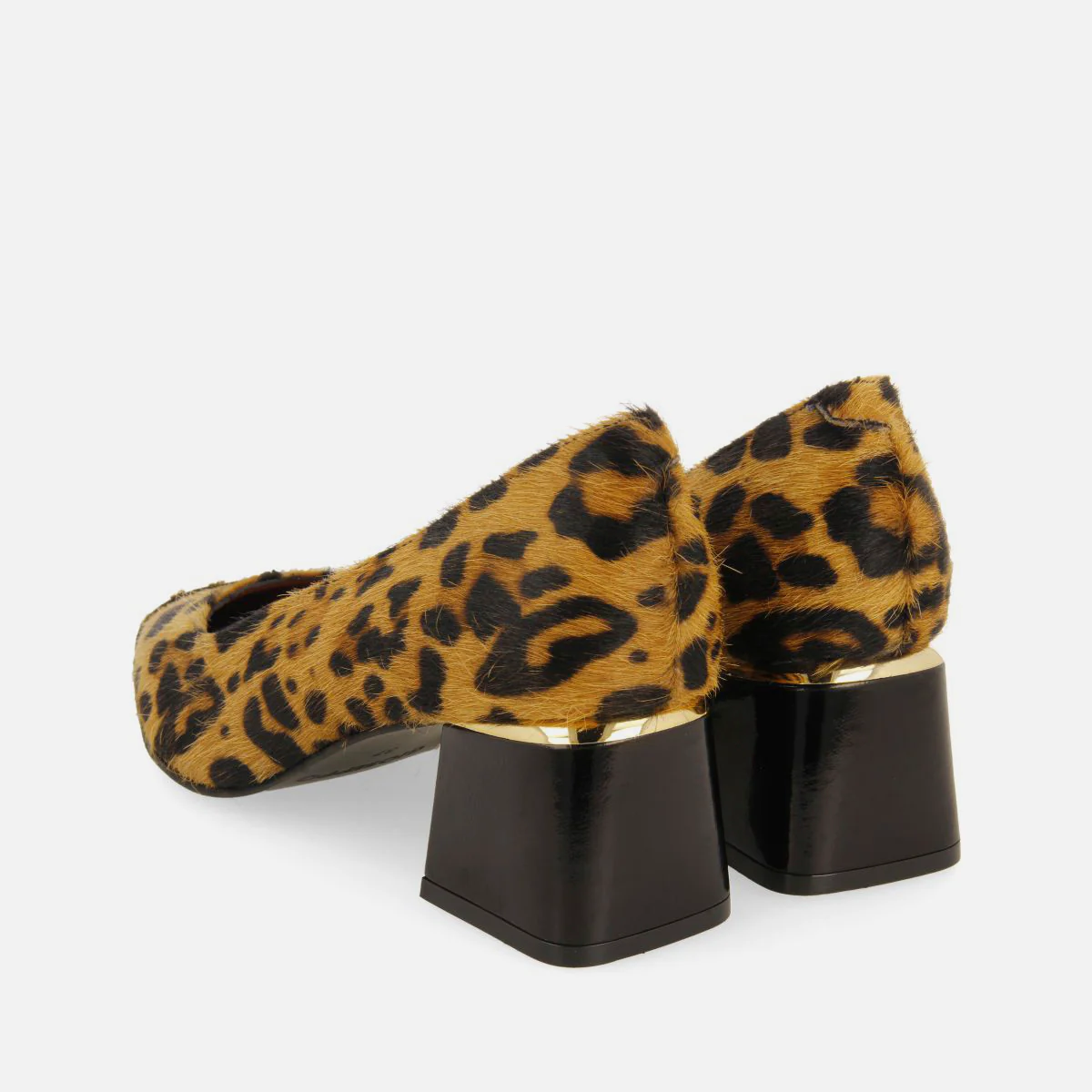 LEOPARD PRINT LEATHER STUDDED PUMPS GALEN - Image 5