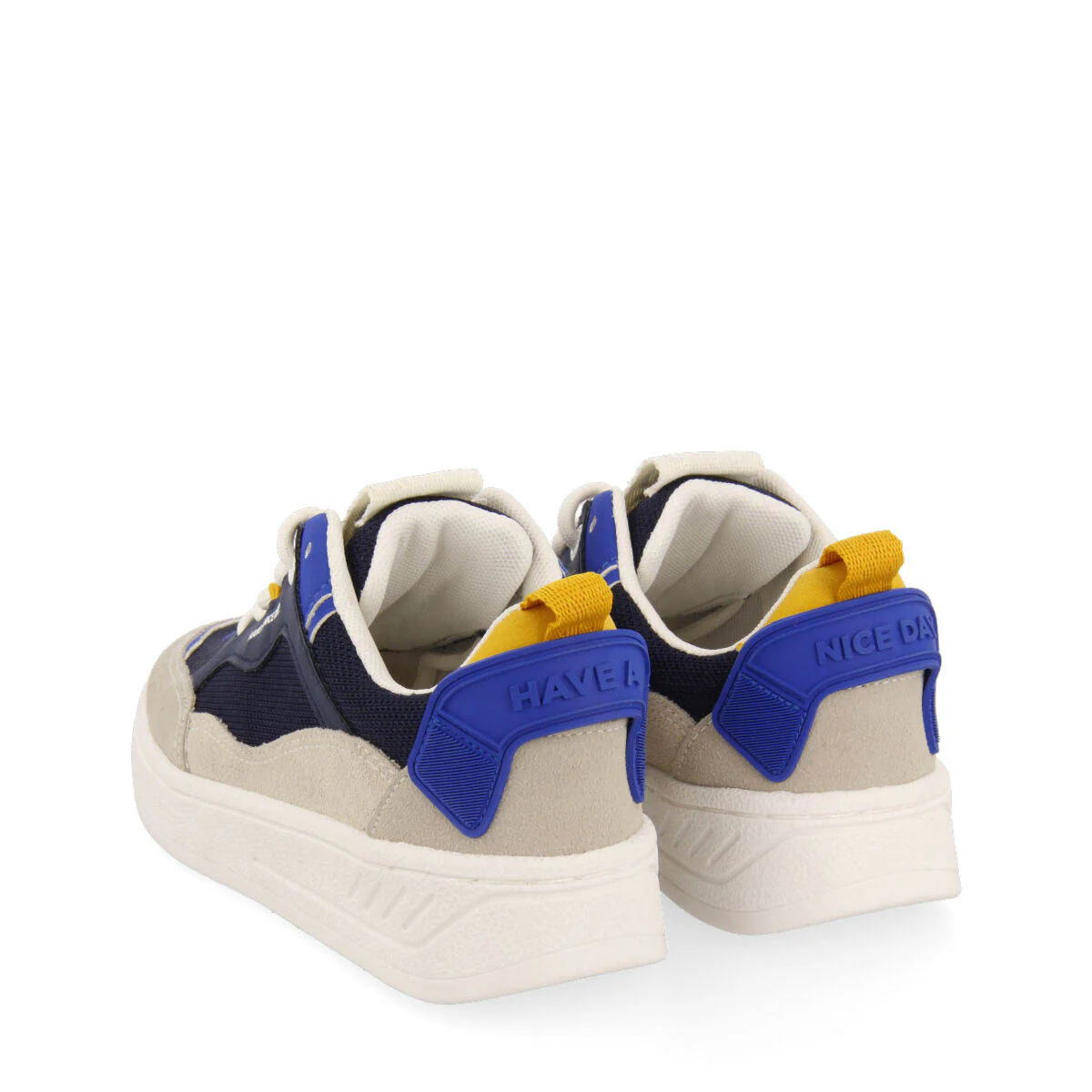 Lepaud boys navy blue sneakers with thick soles - Image 5