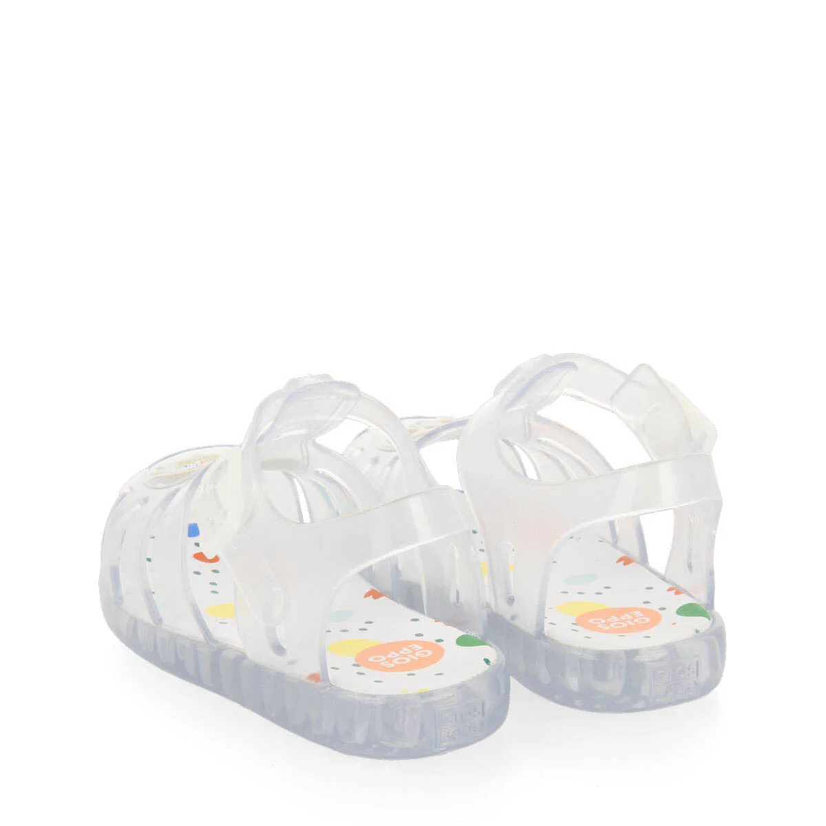 Luciara babies clear jelly sandals with elephant design - Image 4
