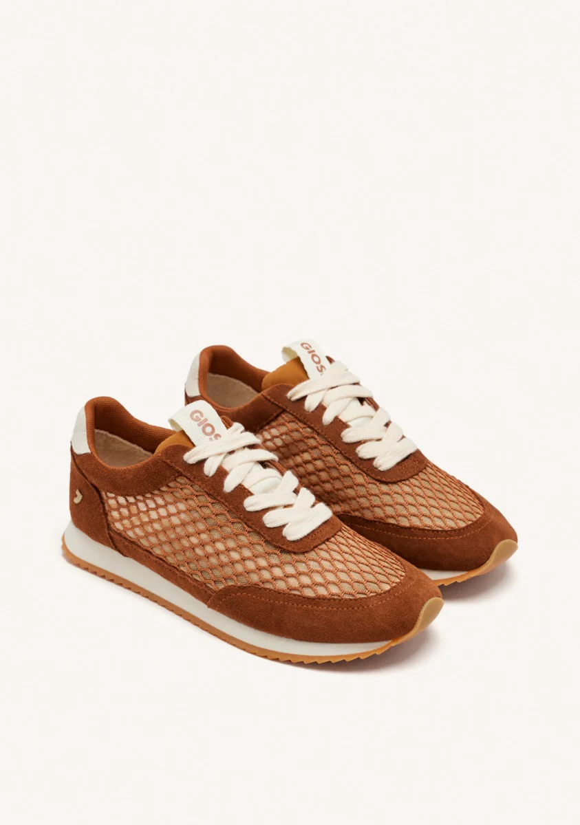 MESH LEATHER SNEAKERS - Image 2