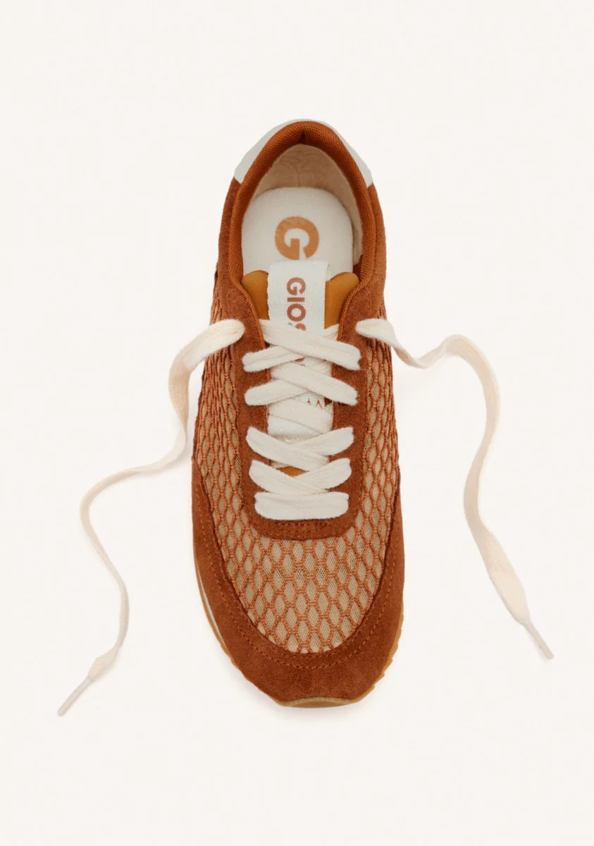 MESH LEATHER SNEAKERS - Image 4