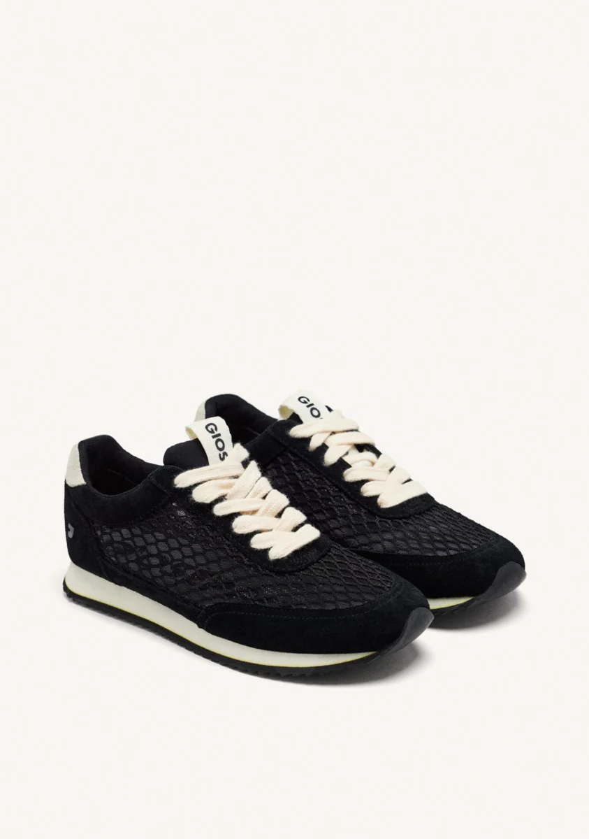 MESH LEATHER SNEAKERS - Image 2