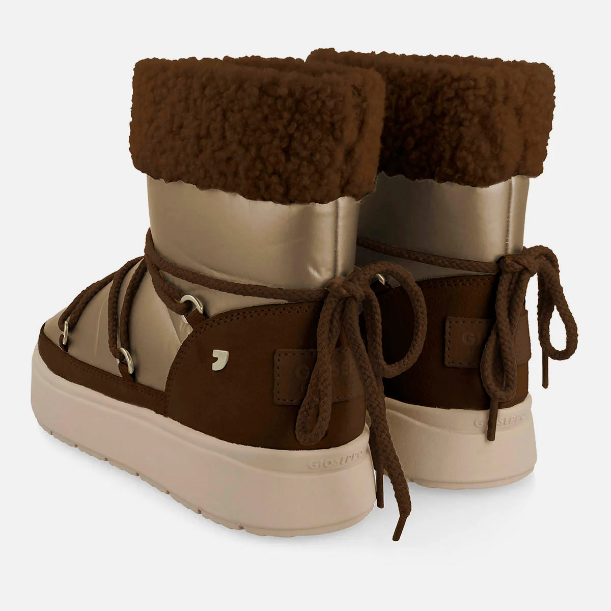 METALLIC APRÈS SKI BOOTS WITH SHEARLING WOLCOTT - Image 4