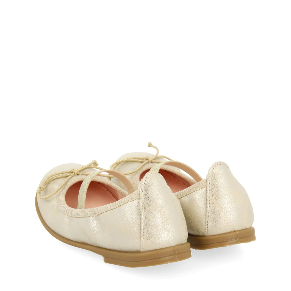 METALLIC BALLET FLATS WITH FANTASY FINISH AND ELASTIC STRAP FOR GIRLS AND BOYS REDRUTH - Image 3