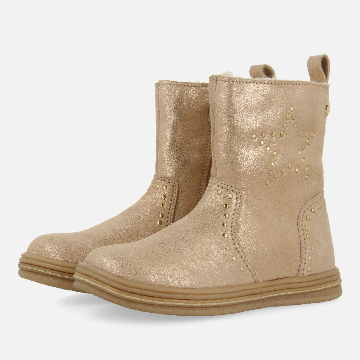 METALLIC BOOTS WITH LEATHER STUDS - Image 2