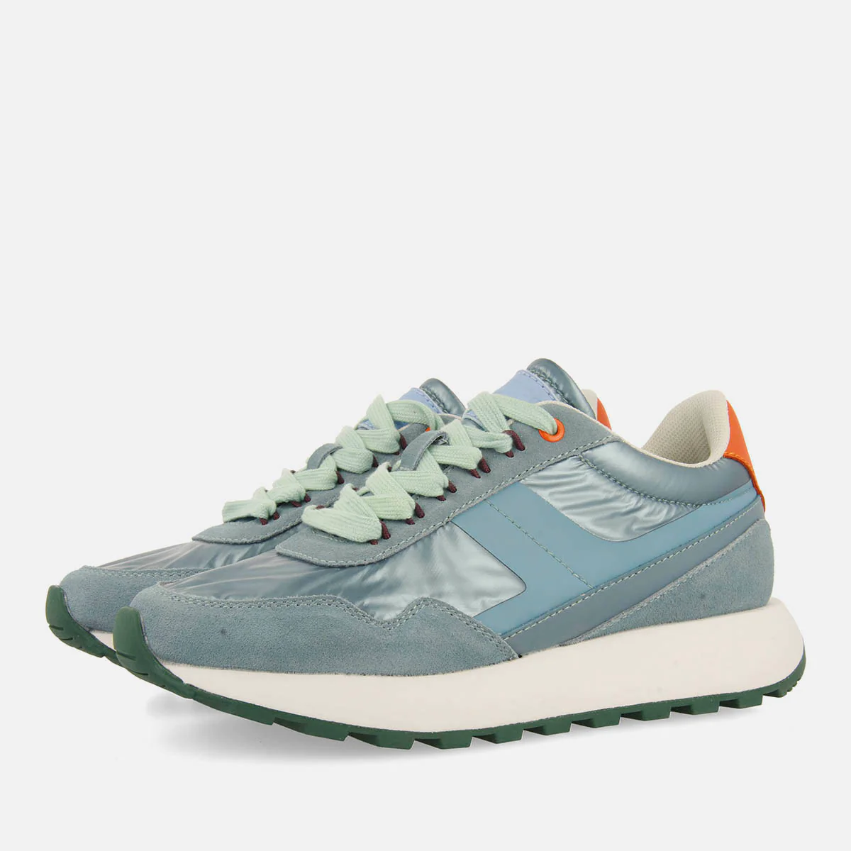 METALLIC LEATHER SNEAKERS PRAESTO - Image 2