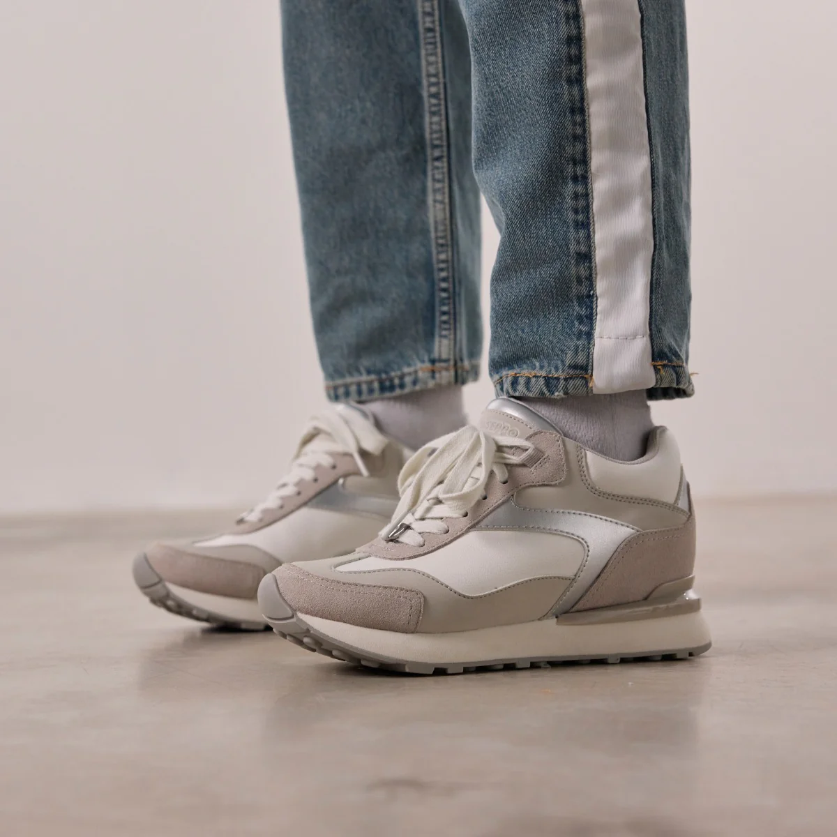 METALLIC SNEAKERS WITH INTERNAL WEDGE CASTILE - Image 2