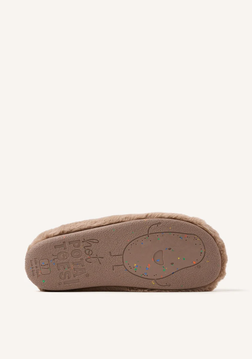 MICROFIBER MOCCASIN TYPE HOUSE SLIPPERS HARRIETTA - Image 4